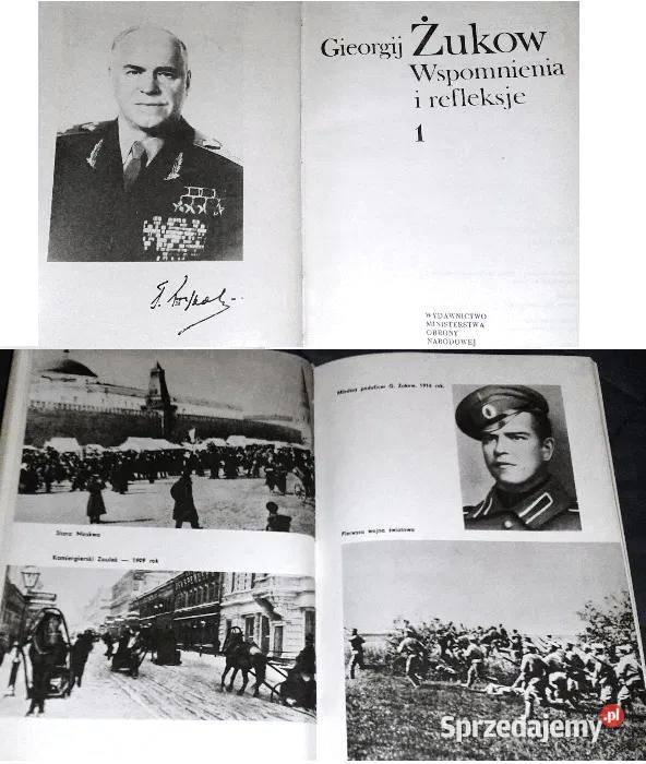 Wspomnienia i refleksje Tom 1 Gieorgij Żukow sprzedam
