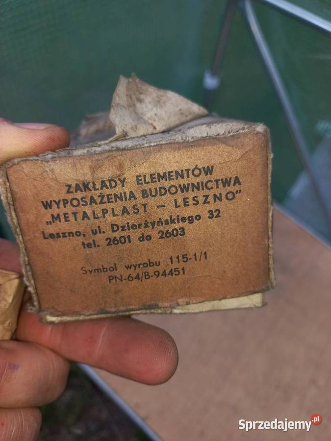 Zamek yeti komplet vintage PRL zabytek Poznań