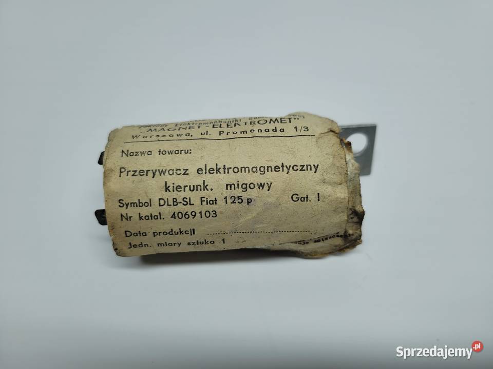 Przerywacz kierunkowskazów Fiat 125P Kierunkowskazy Barczewo