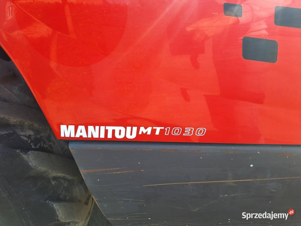 Ladowarka teleskopowa Manitou MT 1030 mazowieckie Warszawa