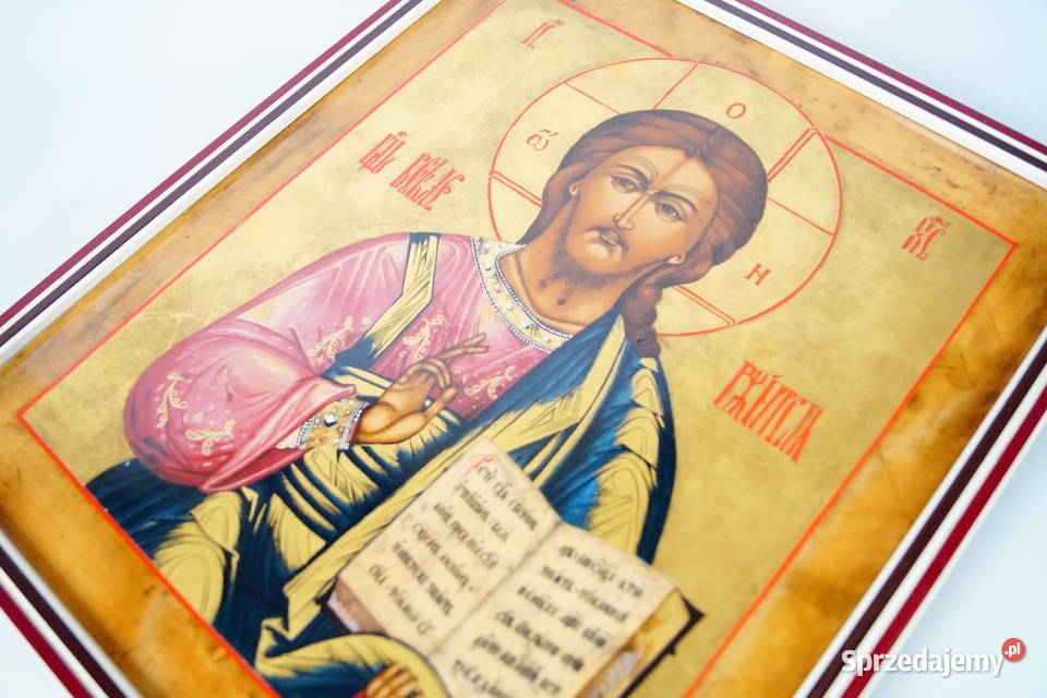 Ikona na porcelanie Jezus sakralna do wielkopolskie Gizałki