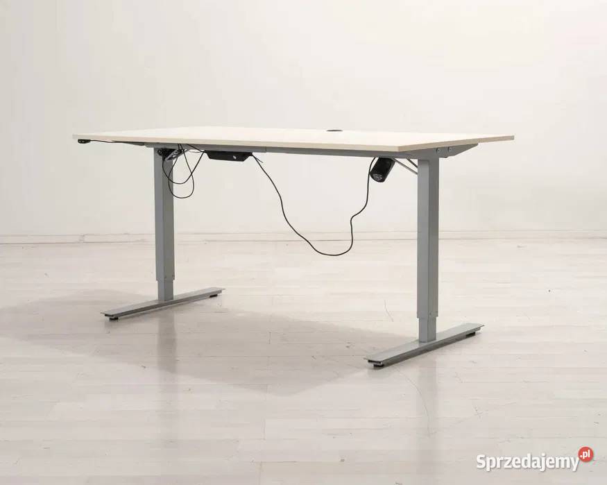 Nowoczesne biurko z elektryczną regulacją 160cm Warszawa