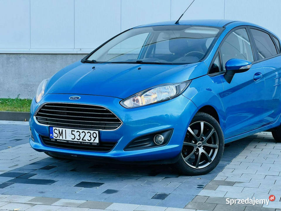 Ford Fiesta Ford Fiesta Mk7 FL 16 TDCi 95 2014 r garażowany śląskie Mikołów