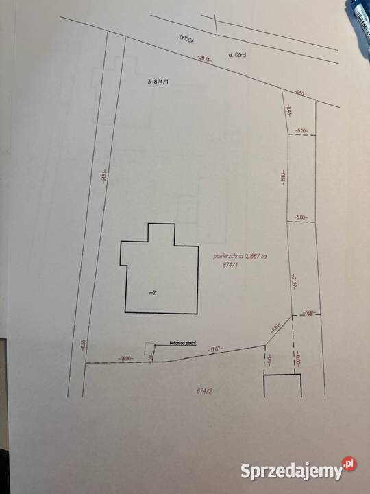 Działka 2380 m Włoszczowa
