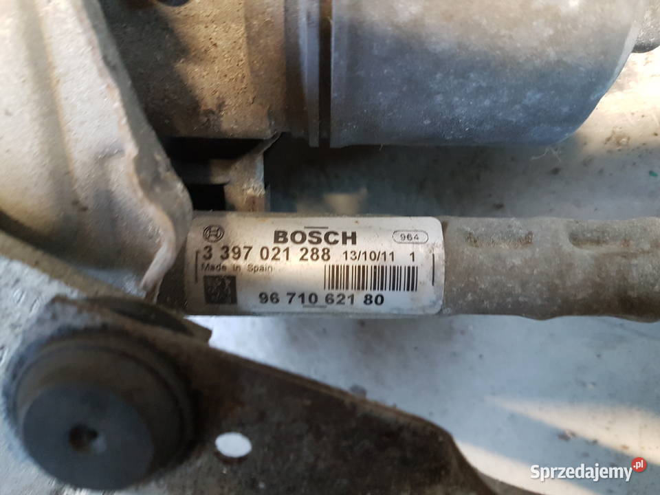 PEUGEOT 3008 I MECHANIZM WYCIERACZEK SILNICZEK Mechanizmy wycieraczek wielkopolskie Turek sprzedam