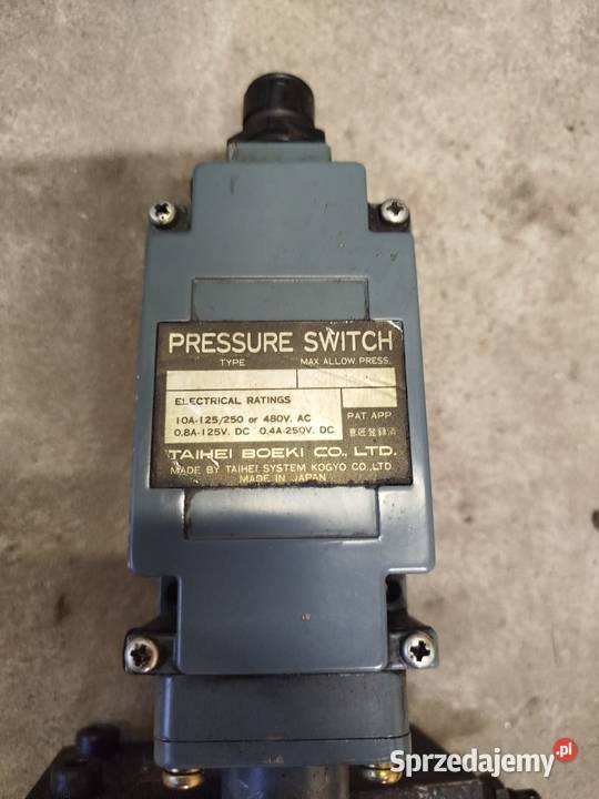 Wyłącznik ciśnieniowy TAIHEI BOEKI