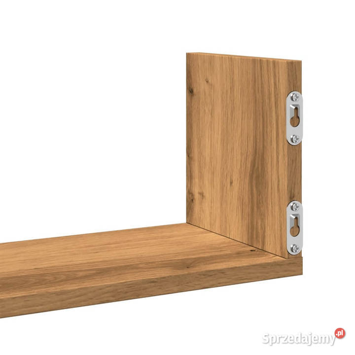 Półki ścienne 3 dąb artisian 80x18x18 WM853298 Warszawa