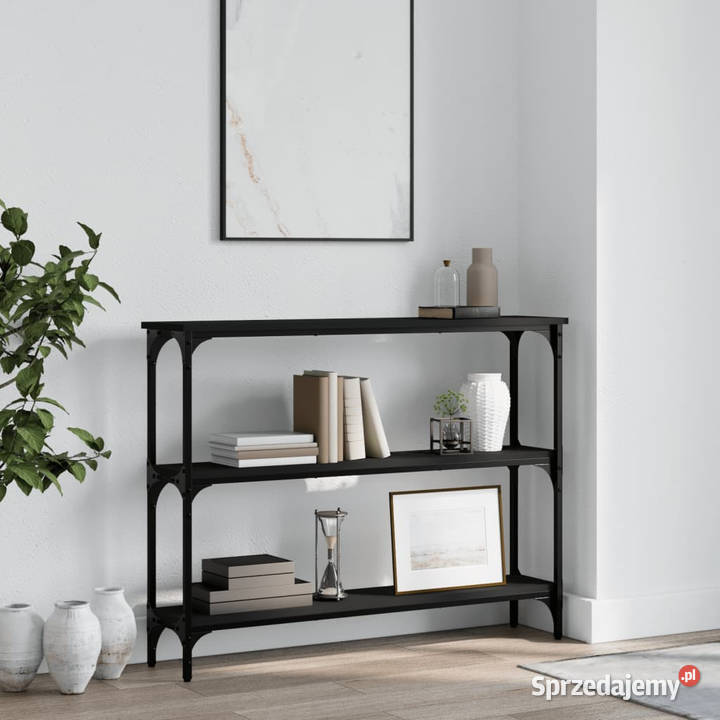 Stolik konsolowy czarny 100x225x75 WM834025 Warszawa
