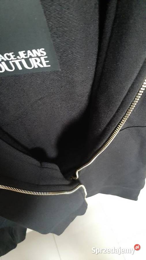 Bluza Rozpinana z Kapturem Męska VERSACE COUTURE Odzież codzienna Nowa Sól sprzedam