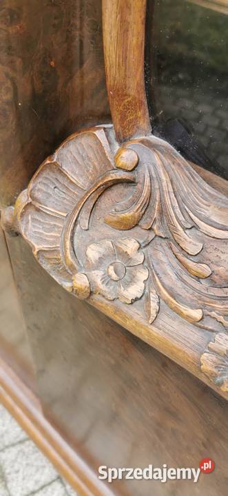 Komplet gabinetowy z 1925 roku Orzech dąb dolnośląskie