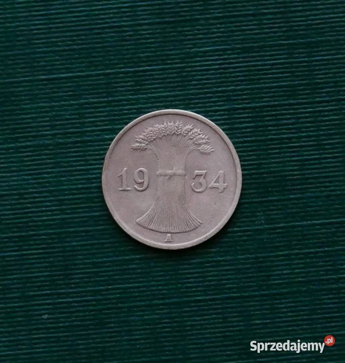 NIEMCY 1 reichsfenig 1934r Gliwice