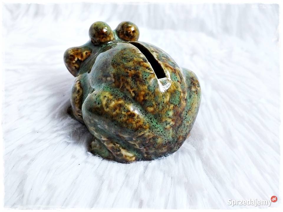 Żabka skarbonka Kolekcjonerska figurka Na Żary