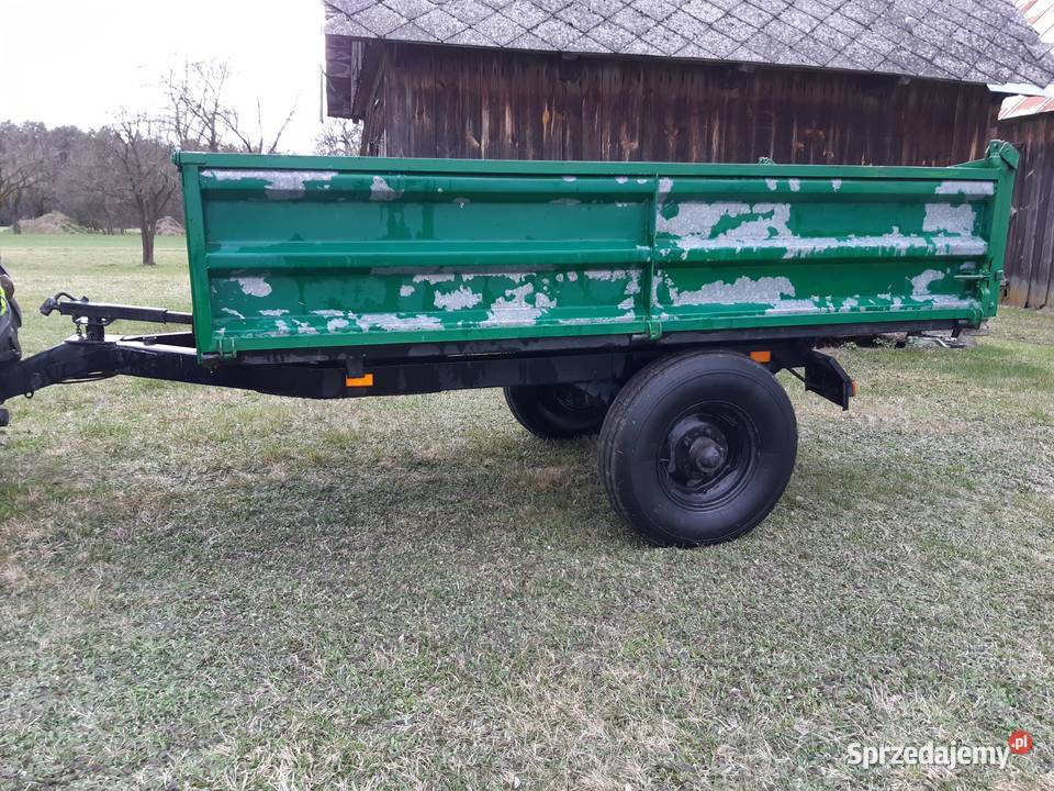 Przyczepa jednoosiowa wywrotka Rumunka stan Suchożebry