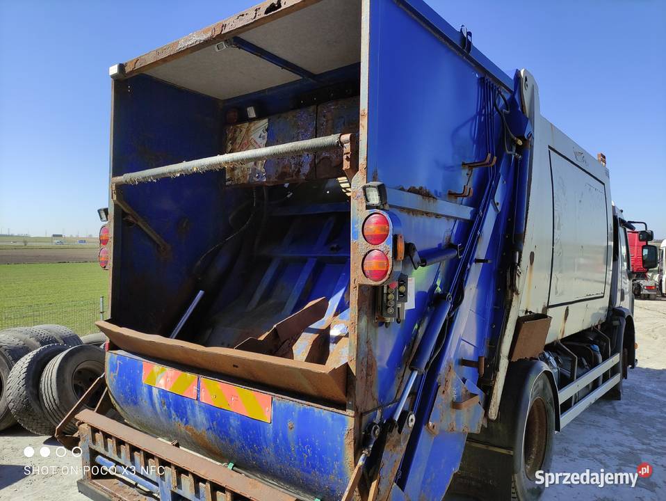 Zabudowa Śmieciarka 2 komorowa Łomża