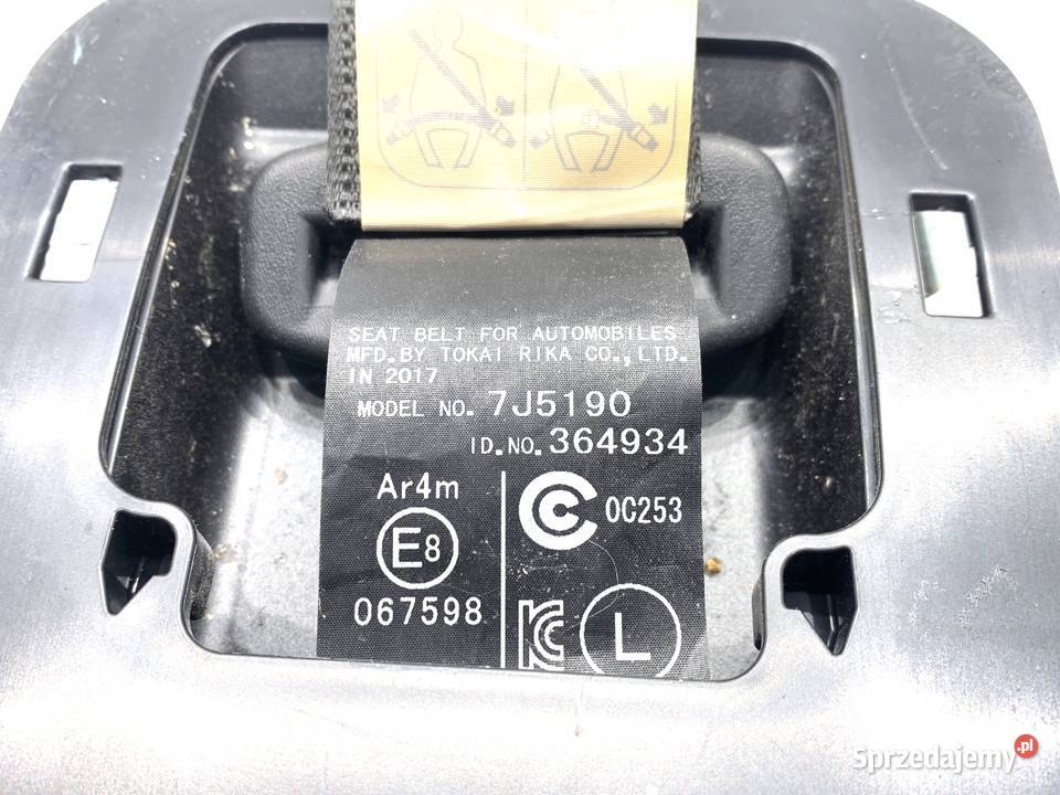 PAS BEZPIECZEŃSTWA TYŁ ŚRODKOWY TOYOTA RAV 4 IV podkarpackie