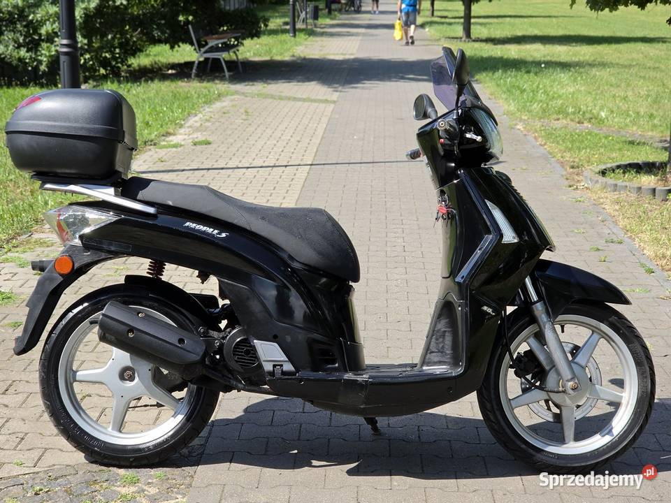 Skuter Kymco People s 50 4t na dużych kołach 16 czarny