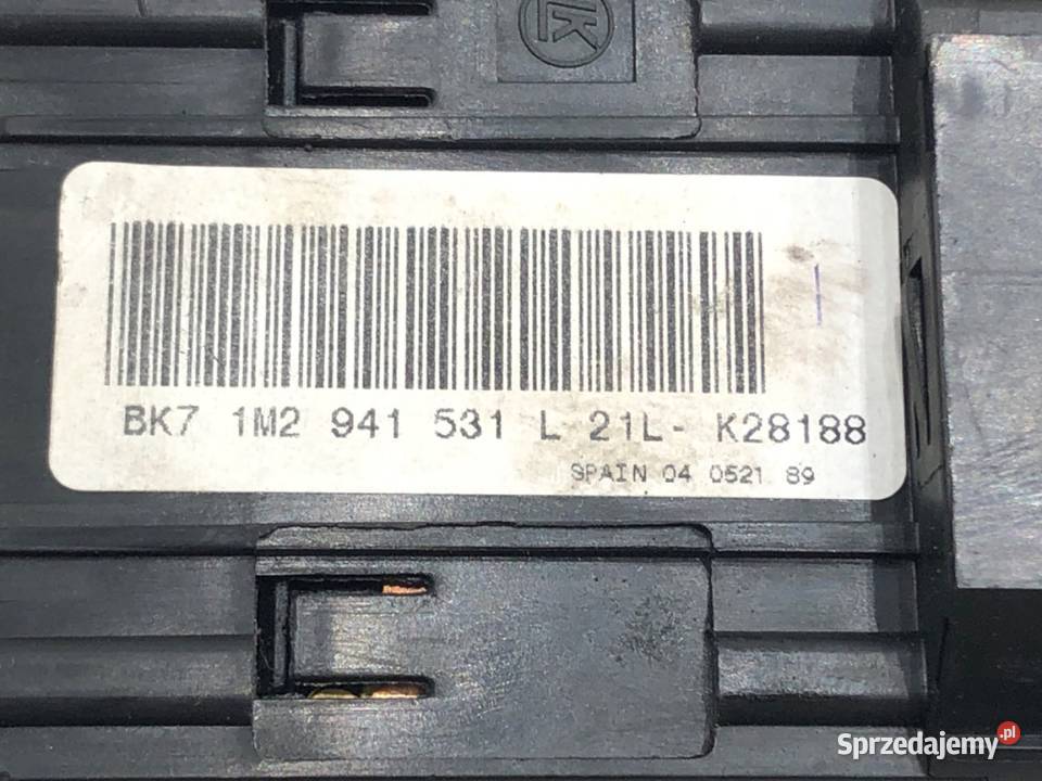 WŁĄCZNIK ŚWIATEŁ SEAT TOLEDO II 1M2941531L 9806 osobowe Włączniki, sterowniki Części samochodowe