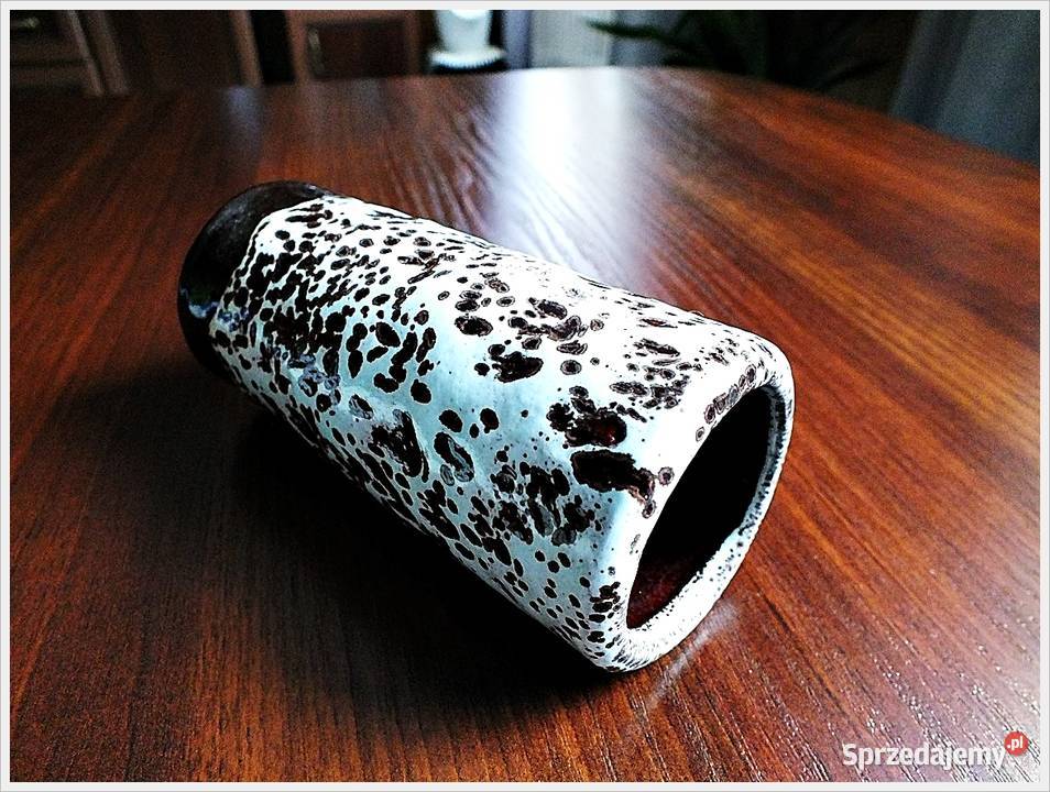 Stary wazon ceramiczny fat lava Fohr Keramik Żary