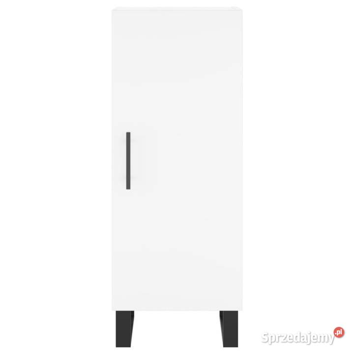 Wysoka szafka biała 345x34x180 materiał Warszawa