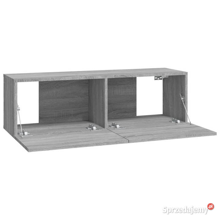 Ścienne szafki TV 2 szary dąb sonoma 100x30x30 Warszawa