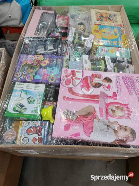 Paleta z mixem nowych zabawek około 100 W