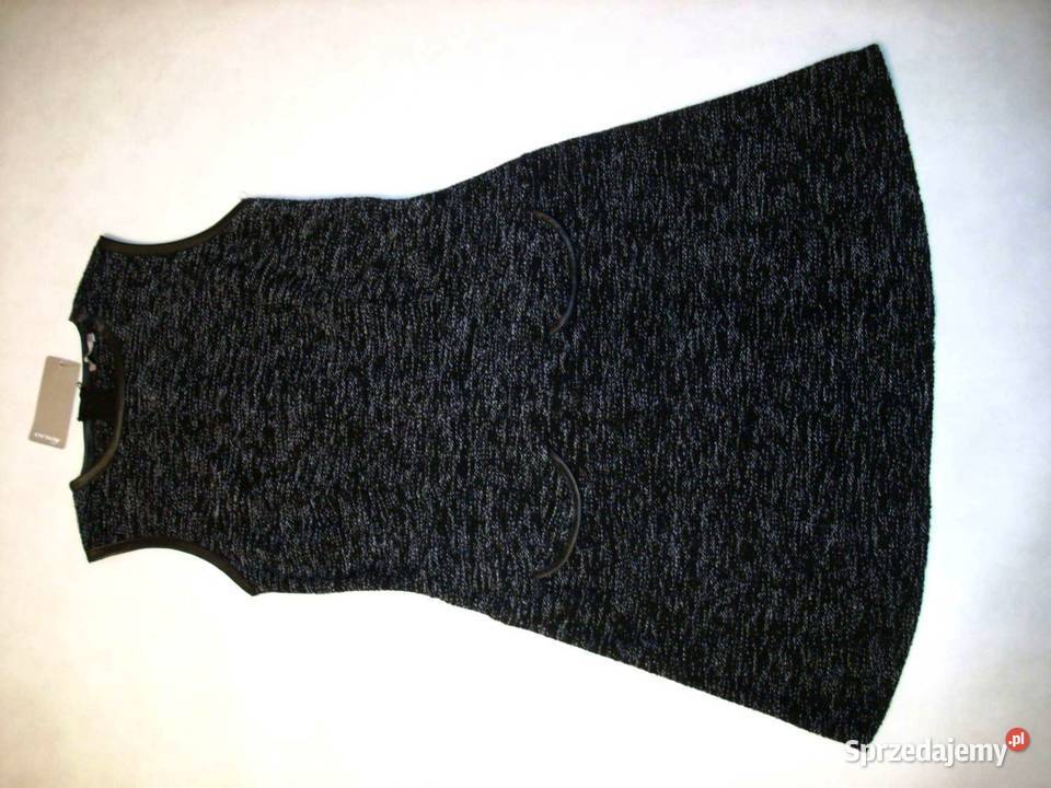 ORSAY sukienka Dzianinowa Melanż NOWA 38 40 biały Nowy Sącz sprzedam