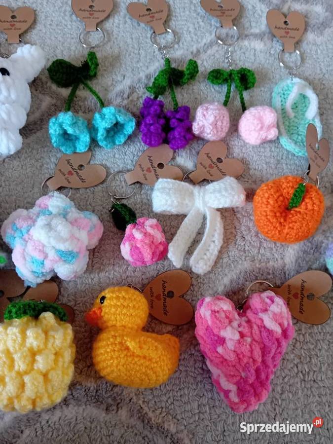 Breloczki na szydełku Handmade Sieradz