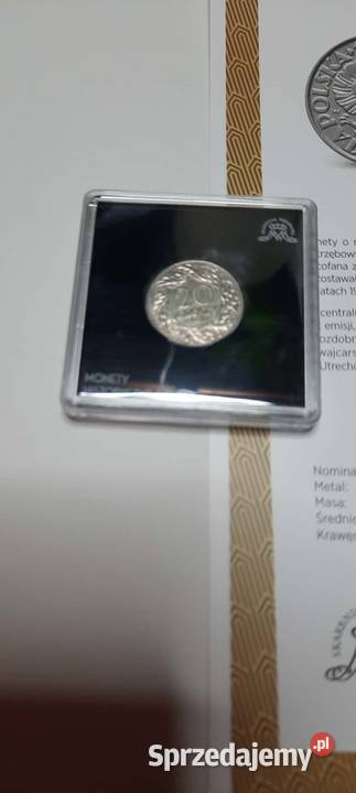 Polska 20 groszy 1923 Nikiel magnetyczna Warszawa