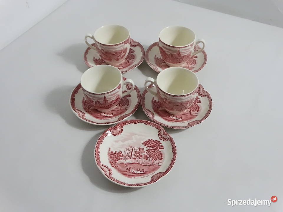 Zestaw 4 filiżanek Johnson Bros Old Britain Filiżanki i spodki Biłgoraj sprzedam