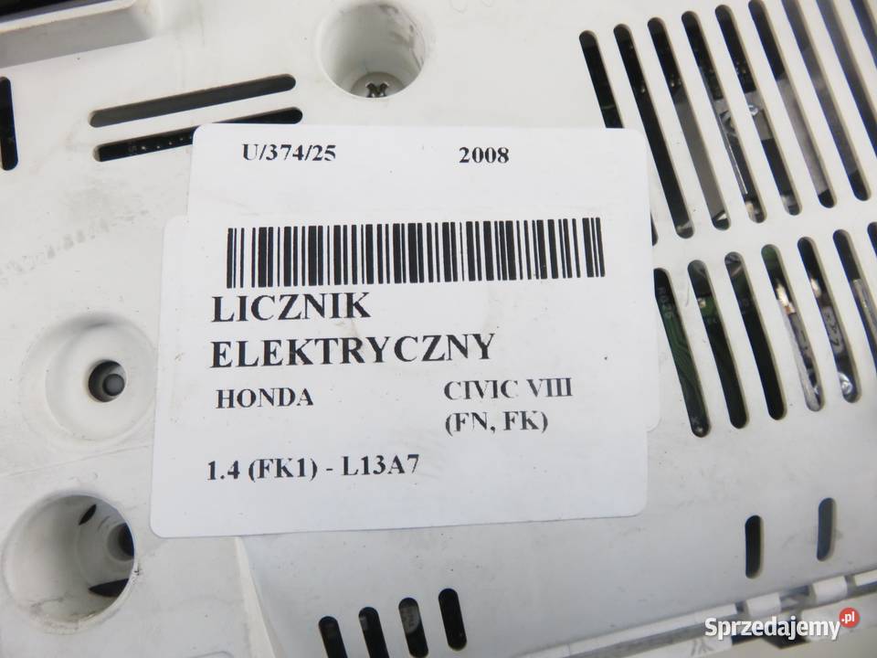 LICZNIK HONDA CIVIC VIII 14 HR0342108 78200G332 osobowe Liczniki i zegary Wyposażenie wnętrza małopolskie
