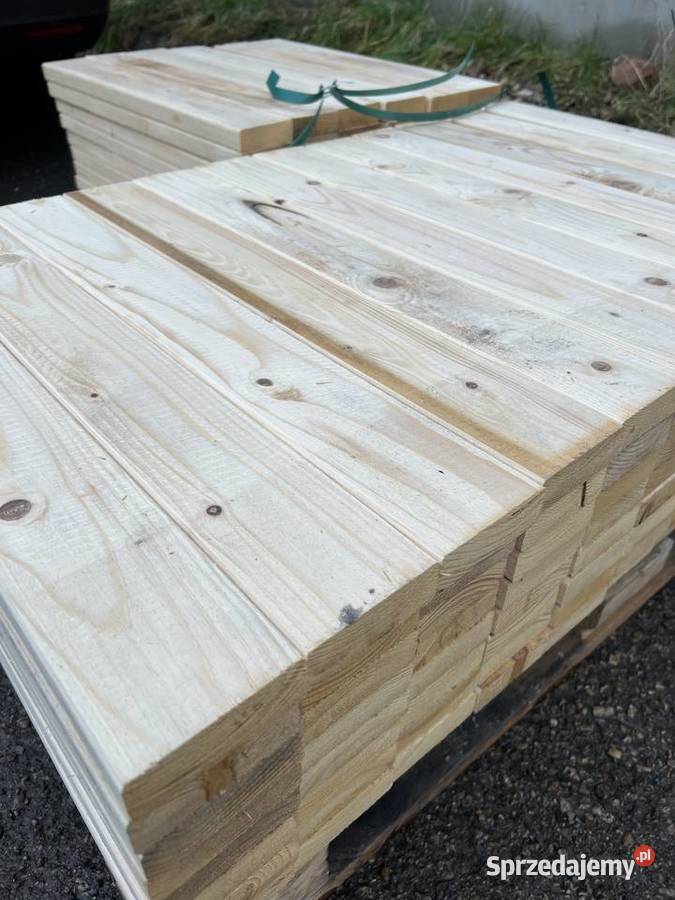 Czterostronnie strugane deski sosnowe 27x8x60 śląskie