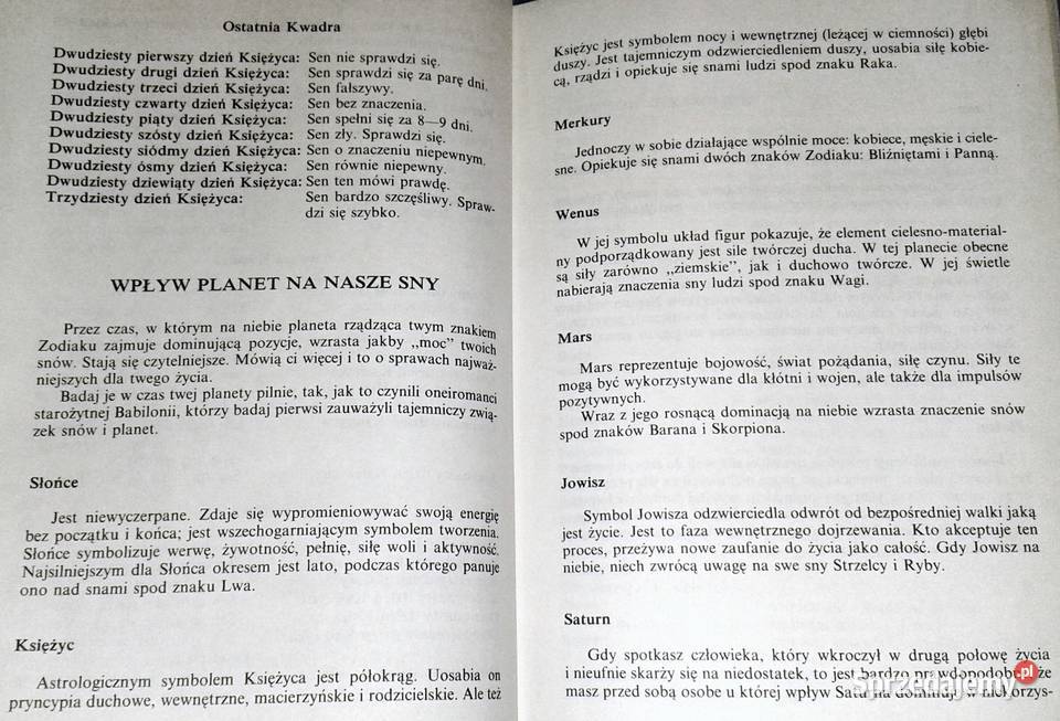 Wielki sennik Zbiór przepowiedni Jerzy Ignaciuk twarda lubelskie Chełm