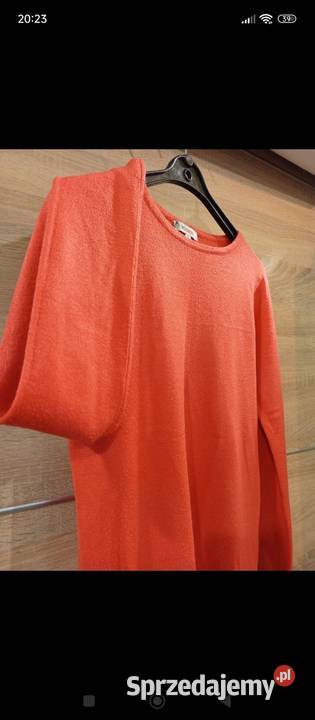 Cienki Lekki Sweterek M Koralowy Swetry i golfy Zwierzyniec sprzedam