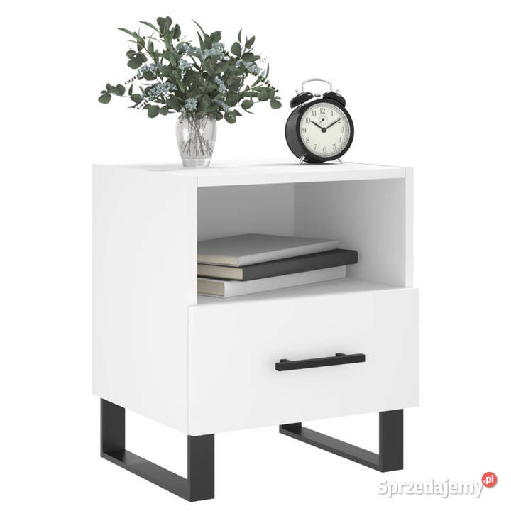 Szafki nocne 2 białe 40x35x475 WM827485 mazowieckie Warszawa sprzedam