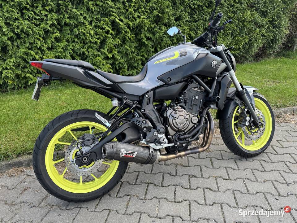 Yamaha MT 07 Fluo A2 ABS Rok produkcji 2015 Głogów