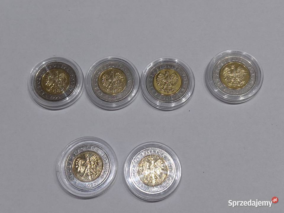 Monety obiegowe 5 złoty NBP Koronowo