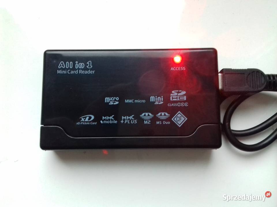 Czytnik kart pamięci 6w1 microSD MMC SD XD CF MS Bydgoszcz