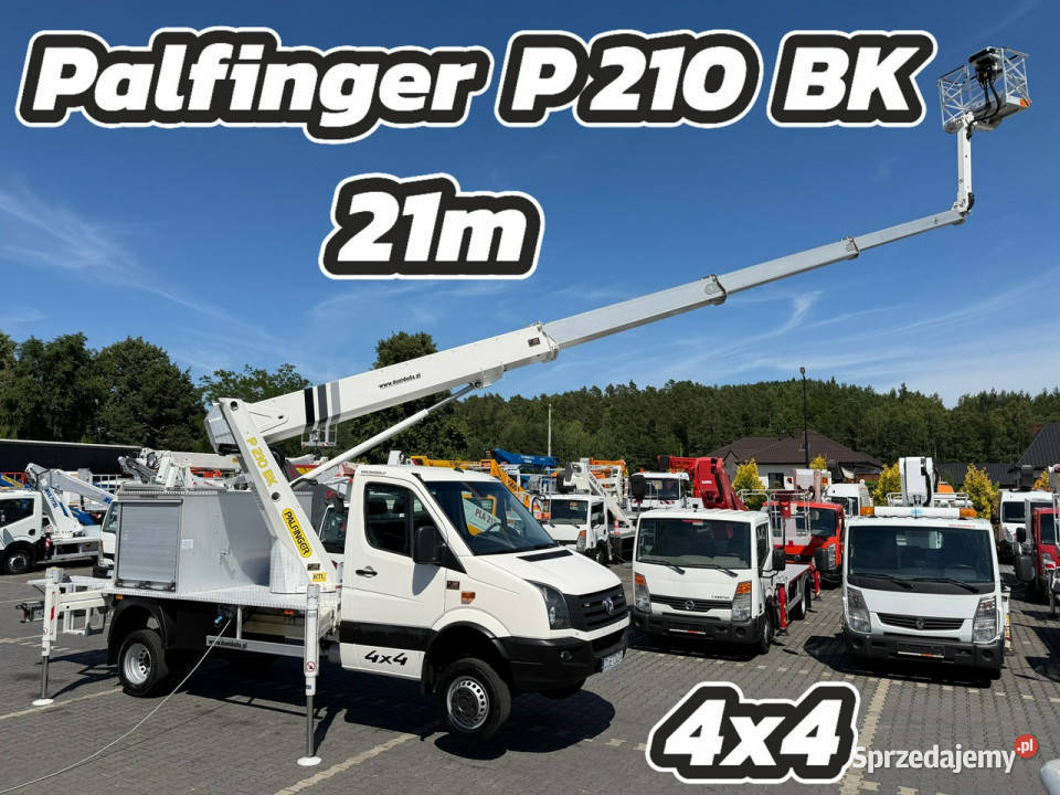 Iveco Volkswagen Crafter 4x4 Zwyżka 21m pełny VAT Widełki