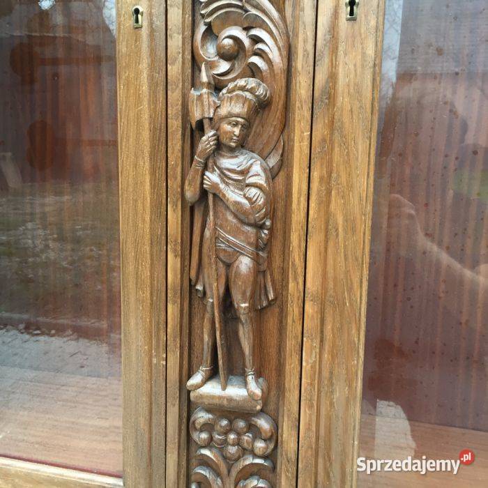 Antyczna biblioteka dębowa z 1925 roku