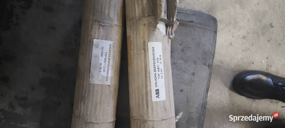 Wkładka bezpiecznikowa WBTI 316 i 320 elektrowóz wielkopolskie Koło