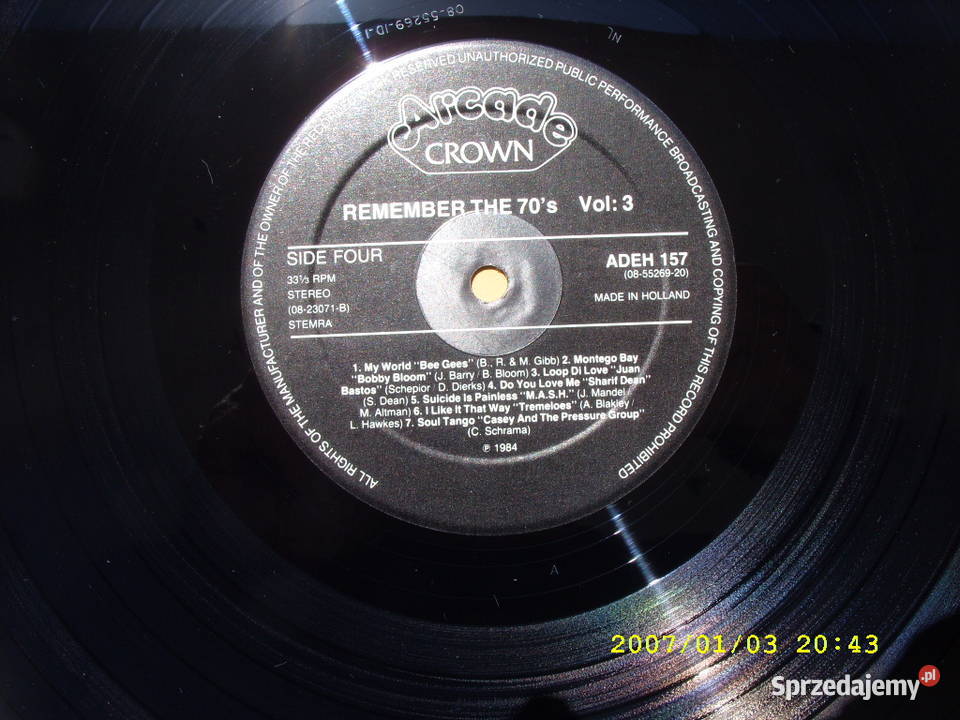Rock LP REMEMBER THE 70SVOL3 2 LP Wołów