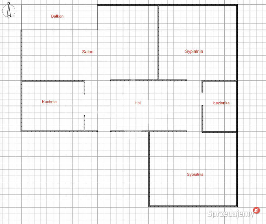 3 pokoje na parterze 73 m balkon Zamość