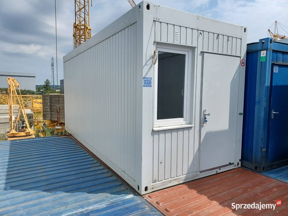 KONTENER BIUROWY MIESZKALNY Z PRYSZNICEM I WC Wrocław sprzedam