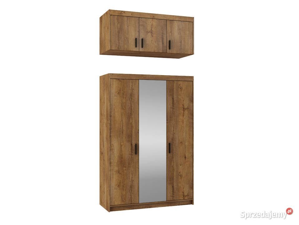 Trzydrzwiowa szafa 133 z lustrem szybka wysyłka Łódź