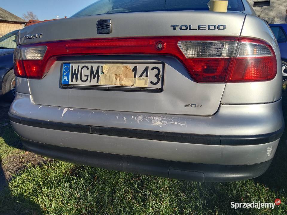 Seat Toledo II 2 Klapa tył blenda srebrna LS7N Łęczna