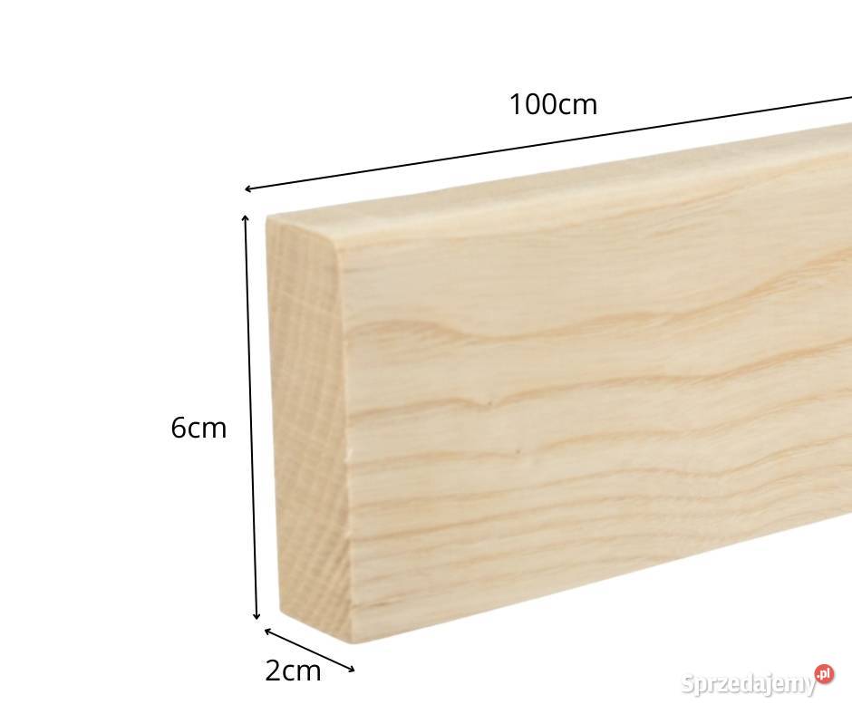 Listwa Podłogowa Schodowa Jesionowa Lita małopolskie Gdów