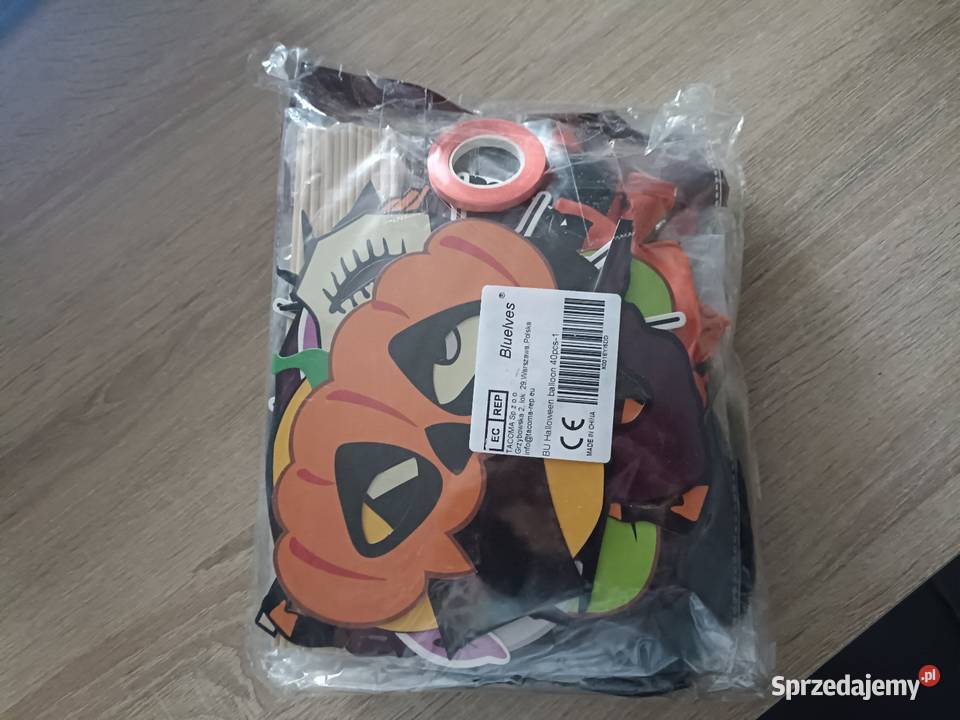 Dekoracja na Halloween Bluelves balony girlandy