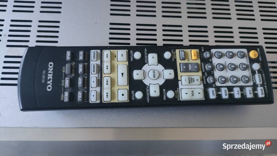 Amplituner Onkyo TXSR504E 71 Oryginalny Pilot Rypin sprzedam