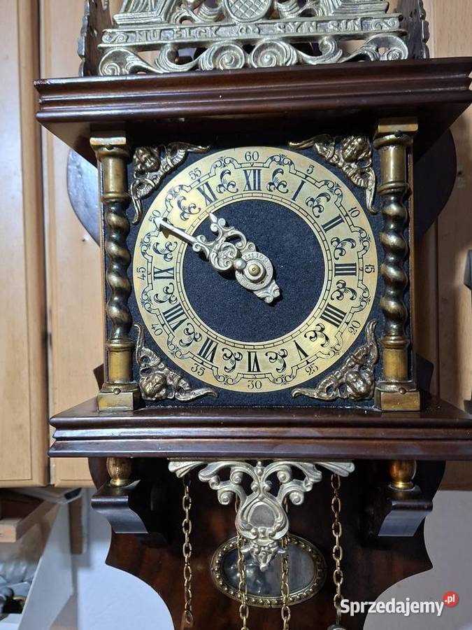 Holenderski zegar wiszący Atlas Rzeszów
