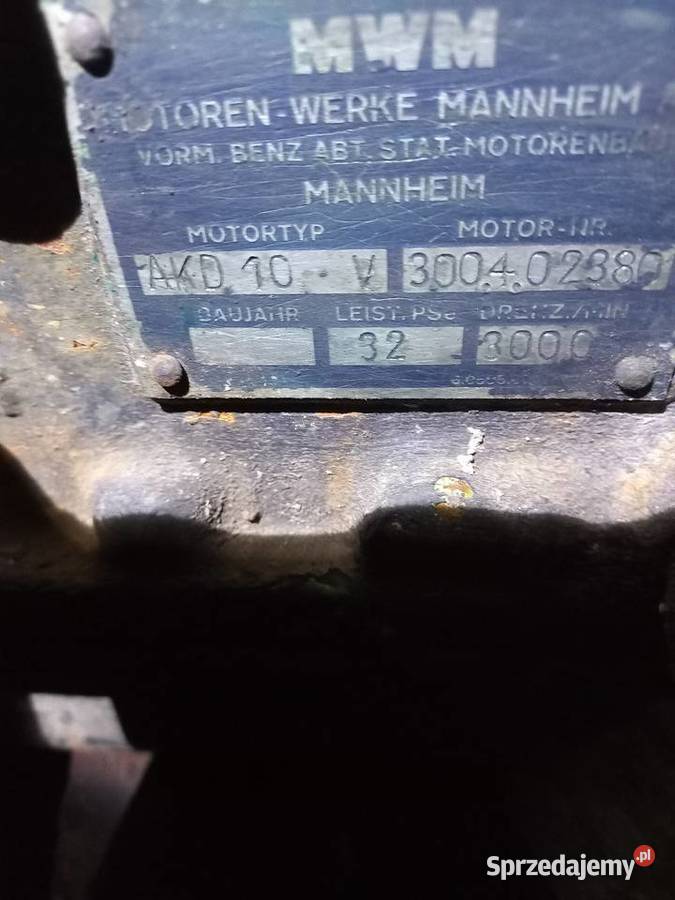 Silnik MWM AKD 10 V części